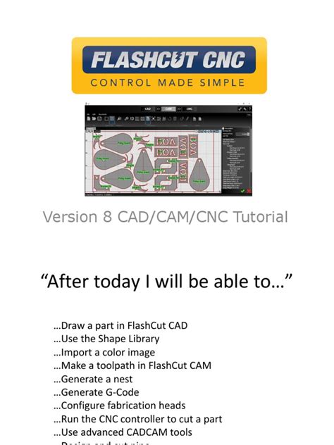 flashcut cnc tutorial